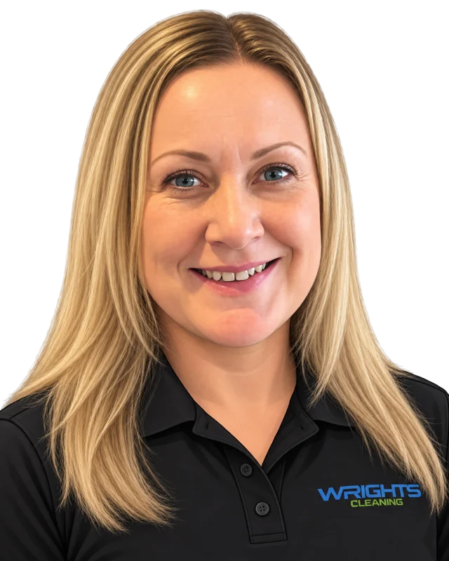 Kate from the Wrights Cleaning team